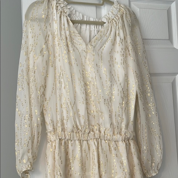 Generation Love White and Gold Dress - Picture 2 of 6